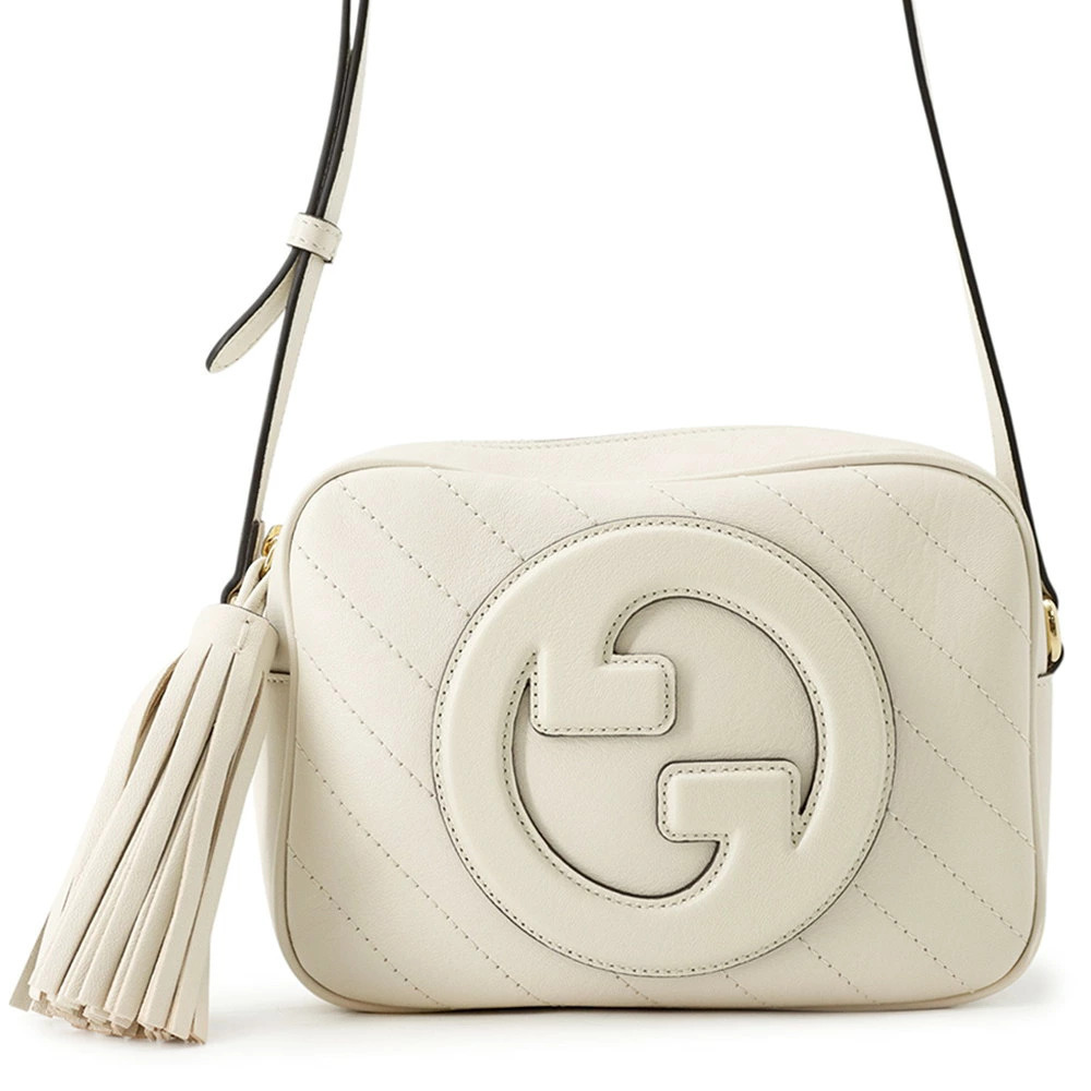 Gucci Blondie Leather Shoulder Bag Black